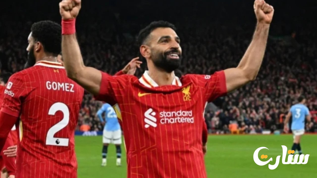 محمد صلاح يحتفل بفوز ليفربول بلقب الدوري الإنجليزي بطريقة لافتة
