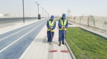 تنظيف مداخل وأحياء النعيرية يزيل 26 ألف متر مكعب من الأنقاض والمخلفات