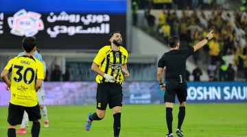 بنزيما يقفز بترتيب الهدافين بعد ثنائيته في مرمى الفيحاء بدوري روشن